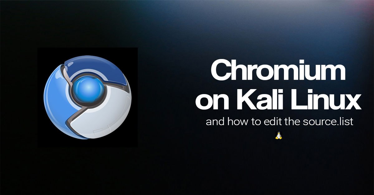 Chromium installation in Kali Linux